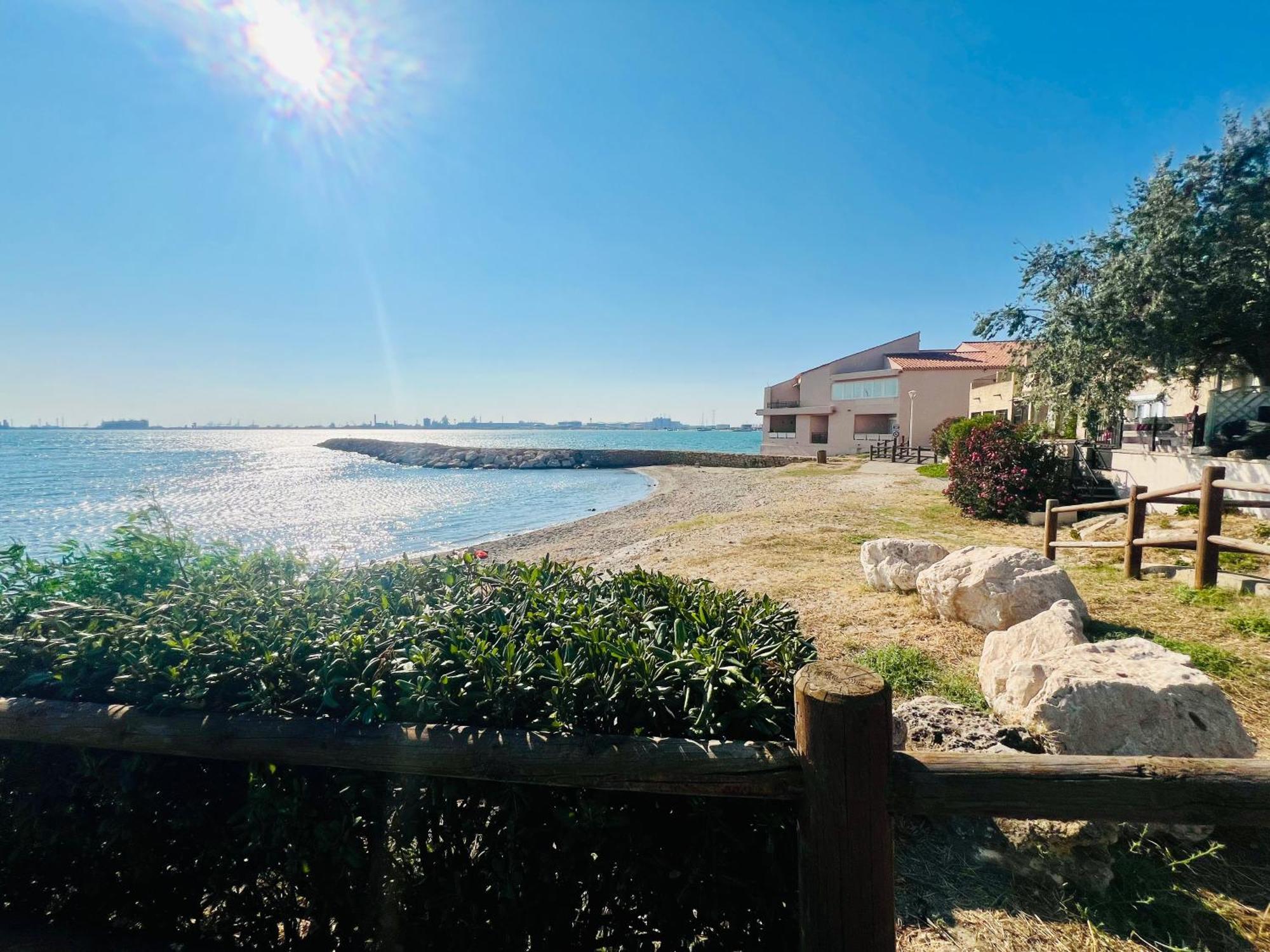 Perle Du Rivage - Plage 50M, Clim, Wifi, 2 Pers Fos-sur-Mer Exterior photo